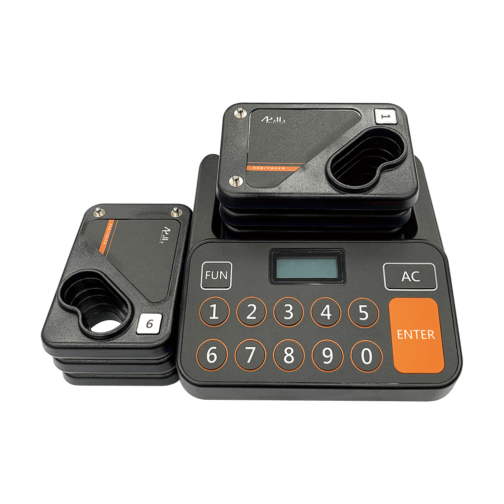 Apollo A08 Guest Pager System incl 10 x Guest Pagers