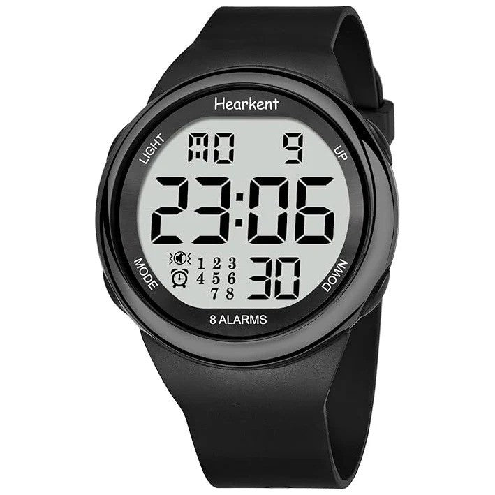 Hearkent Atomic Watch with Vibrating 8 Alarms