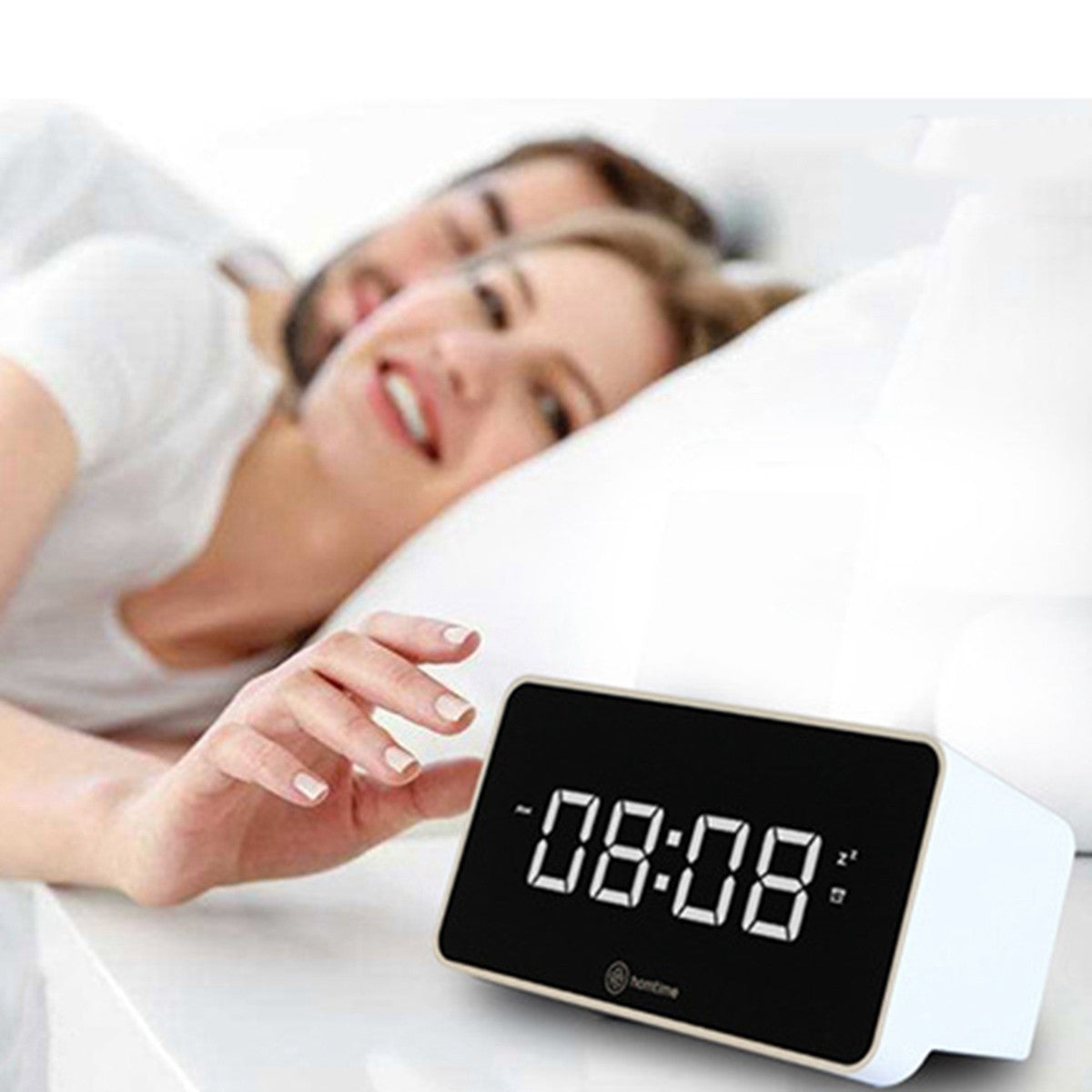 V2 Alarm Clock with Wireless Vibrating Bed Shaker Deaf Quip NZ Deafquip