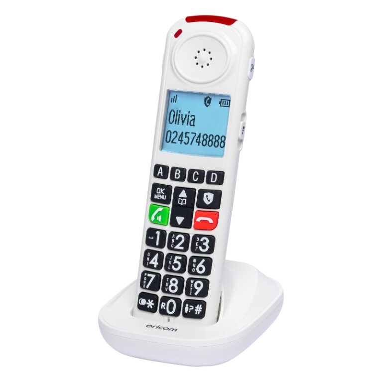 Oricom Care920-1 コードレスハンドセット付き増幅型ビッグボタン電話機