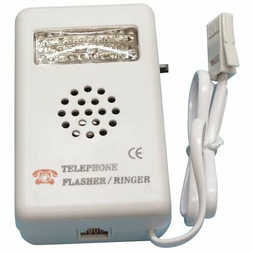 Banshee Phone Ringer Telephone Bell Ringer with Flasher – Deafquip