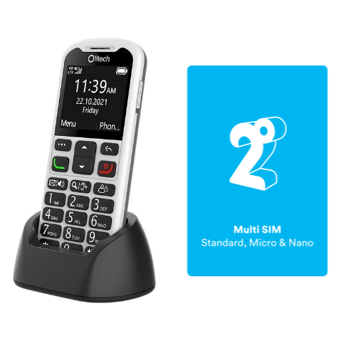 Olitech EasyMate 2 携帯電話 (すべての通信事業者に適しています)