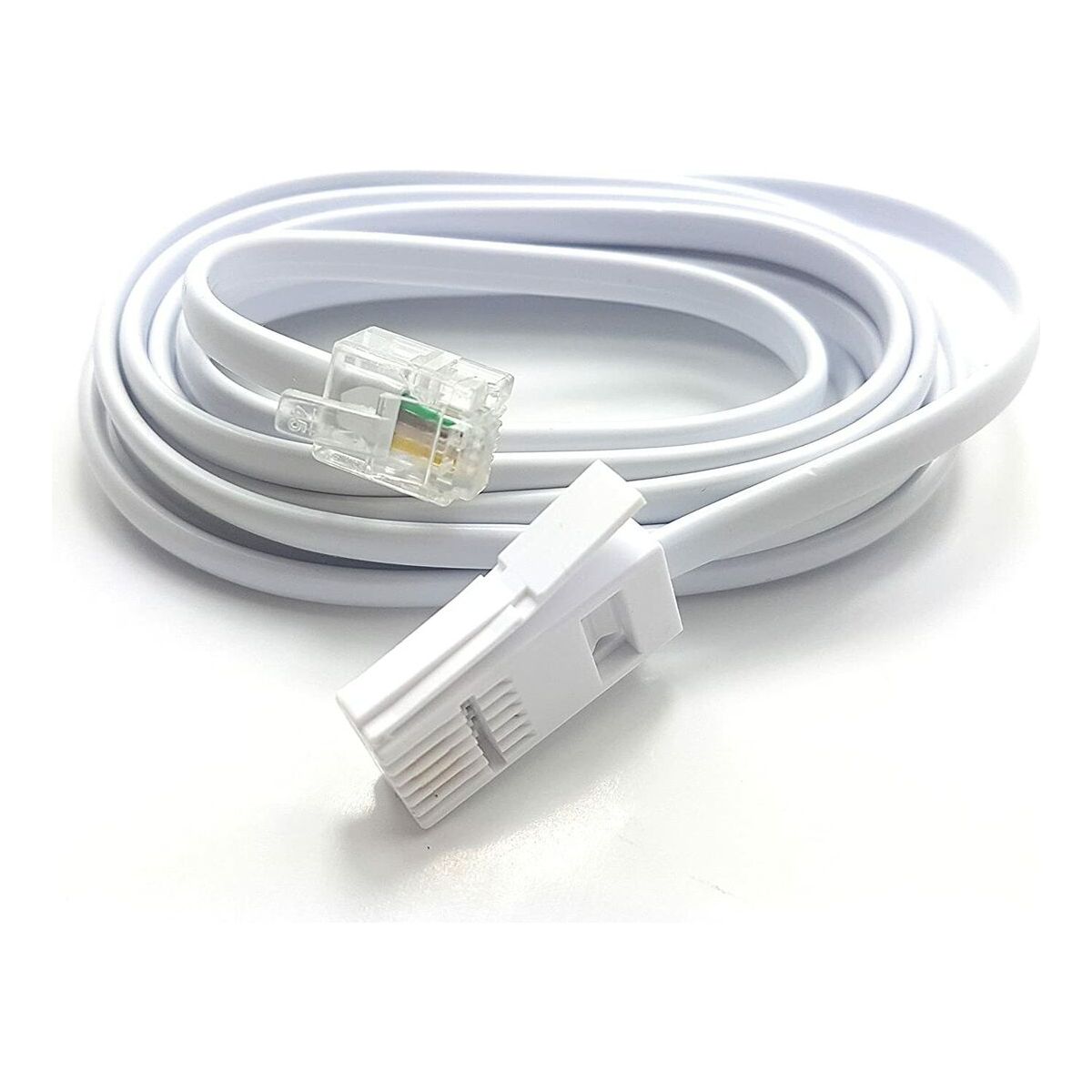 3 metre Accessory Telephone cable with BT Plug - Deaf Quip NZ – Deafquip