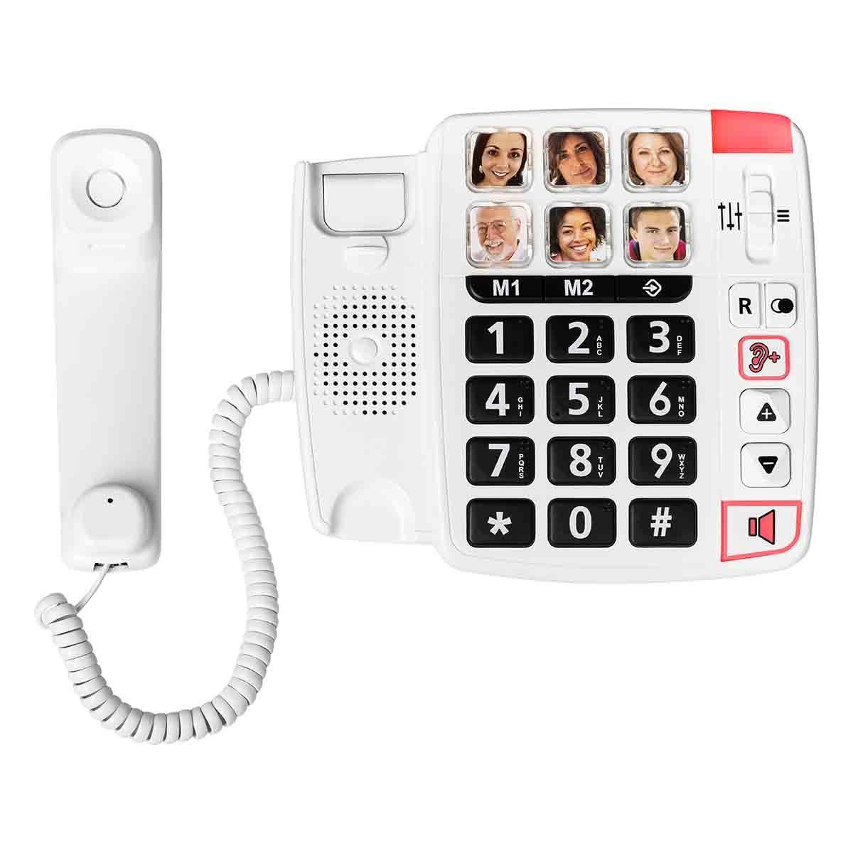 Oricom CARE80S Big Button Amplified Speakerphone With Picture Dialling - Eldertech