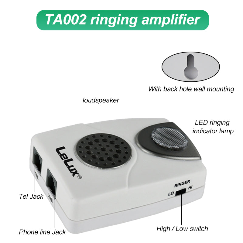 Telephone Ringer Amplifier with Flashing Light - Deaf Quip NZ – Deafquip